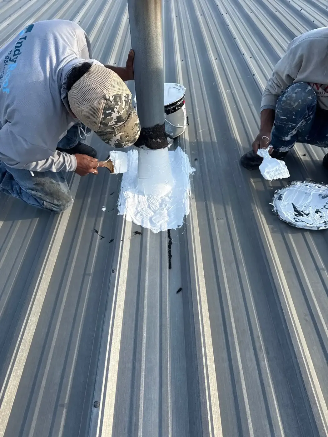 Membrane repair completed in Smokey Row Estates